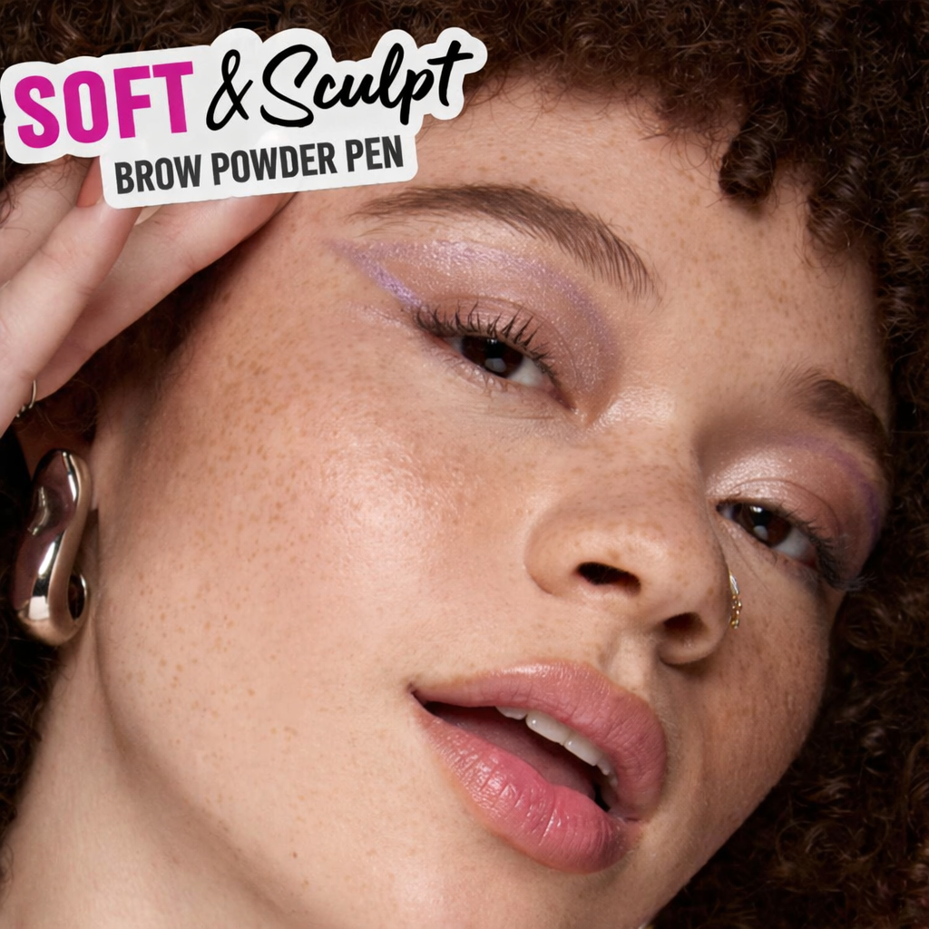 Soft & Sculpt Brow Powder Pen, 24H Wear, Cream To Powder Eyebrow, Transfer-Resistant Formula, Professional Makeup💄