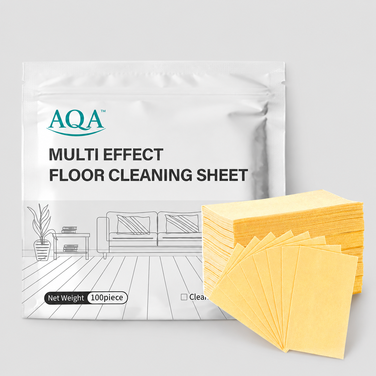 Floor Cleaning Sheets – Multi-Surface Floor Cleaner, Removes Dirt & Buildup, Restores Shine and Freshens Floors