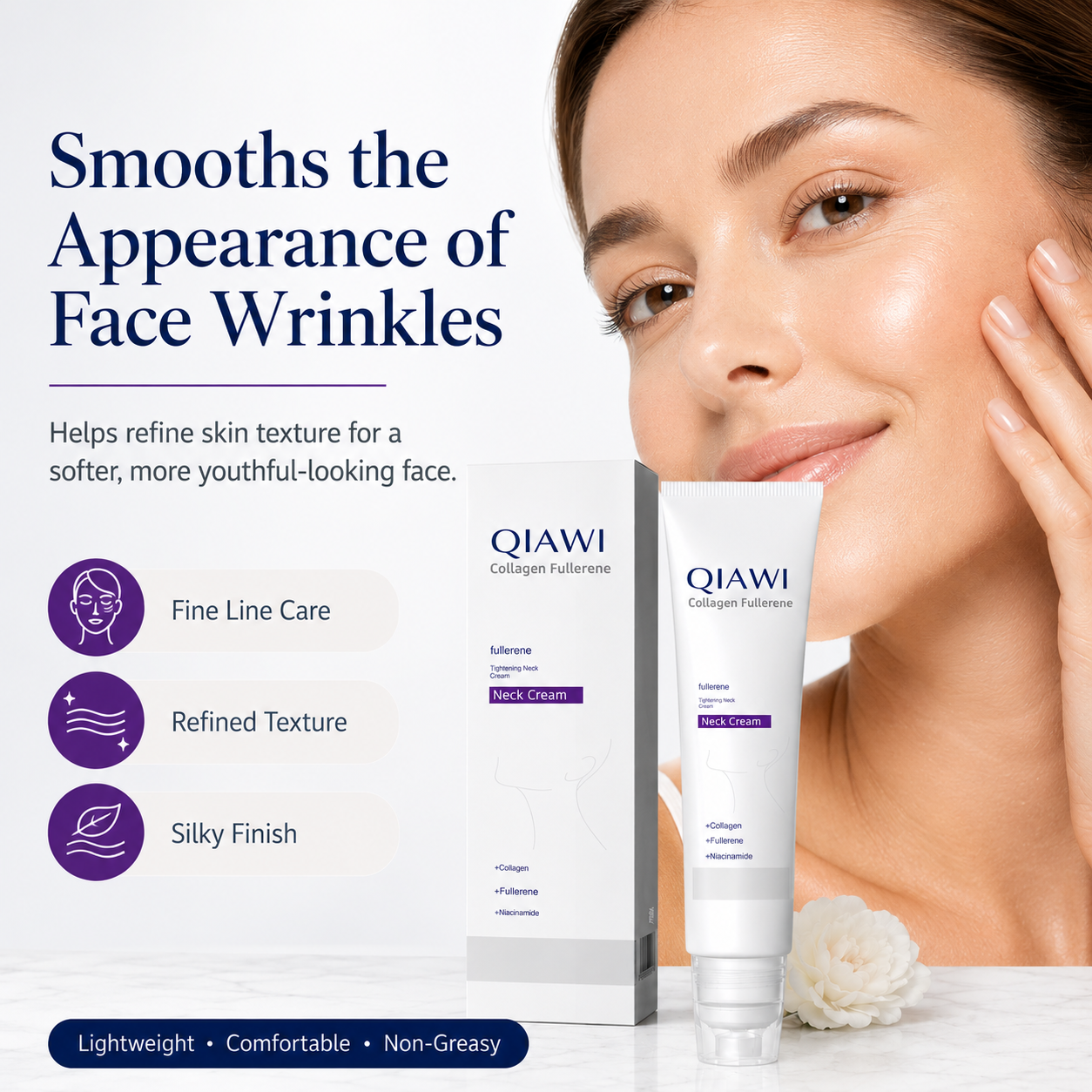 Neck Firming Cream – Neck Cream for Smoother, Tighter-Looking Neck & Facial Lines