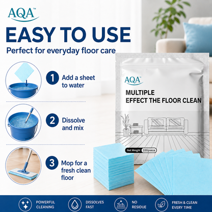 Floor Cleaning Sheets – Multi-Surface Floor Cleaner, Removes Dirt & Buildup, Restores Shine and Freshens Floors
