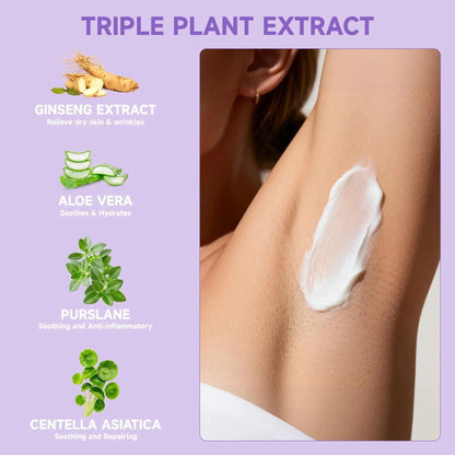 Gentle Hair Removal Cream  ✨ Smooth Skin, No Pain — Perfect for Sensitive Skin 💜
