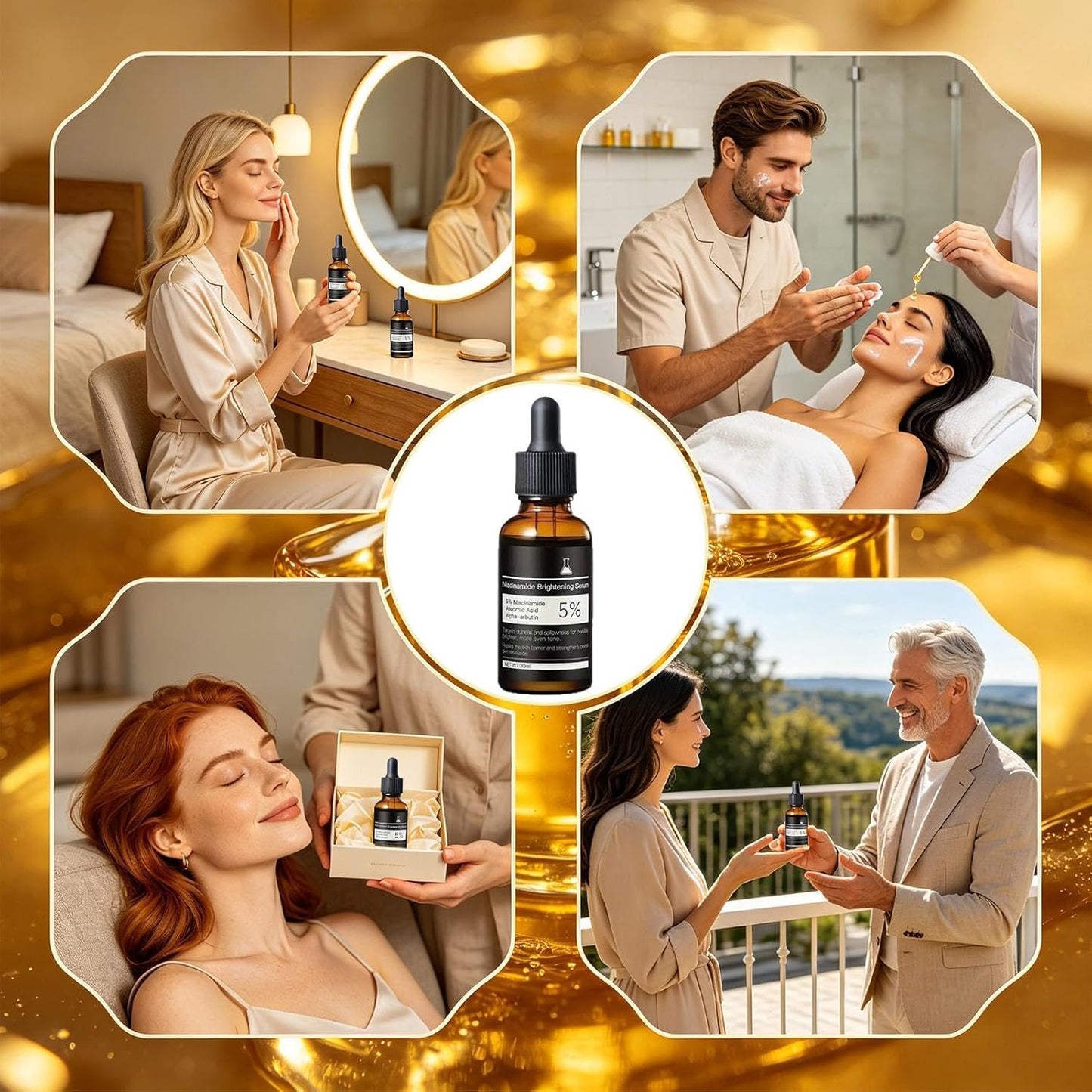 5% Niacinamide Face Serum, Hydrating Brightening Solution for Dull-Looking Skin, Even Tone & Radiant Glow