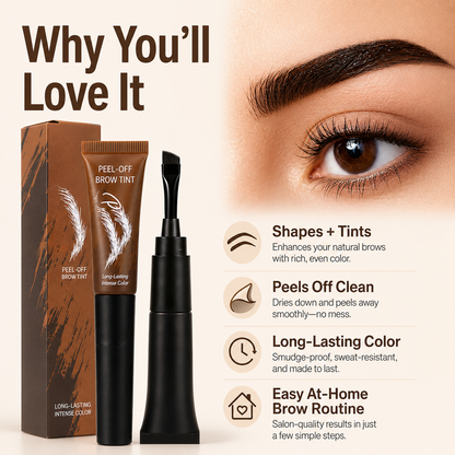 Shade Peel-Off Brow Tint – Waterproof, Smudge-Resistant & Long-Lasting