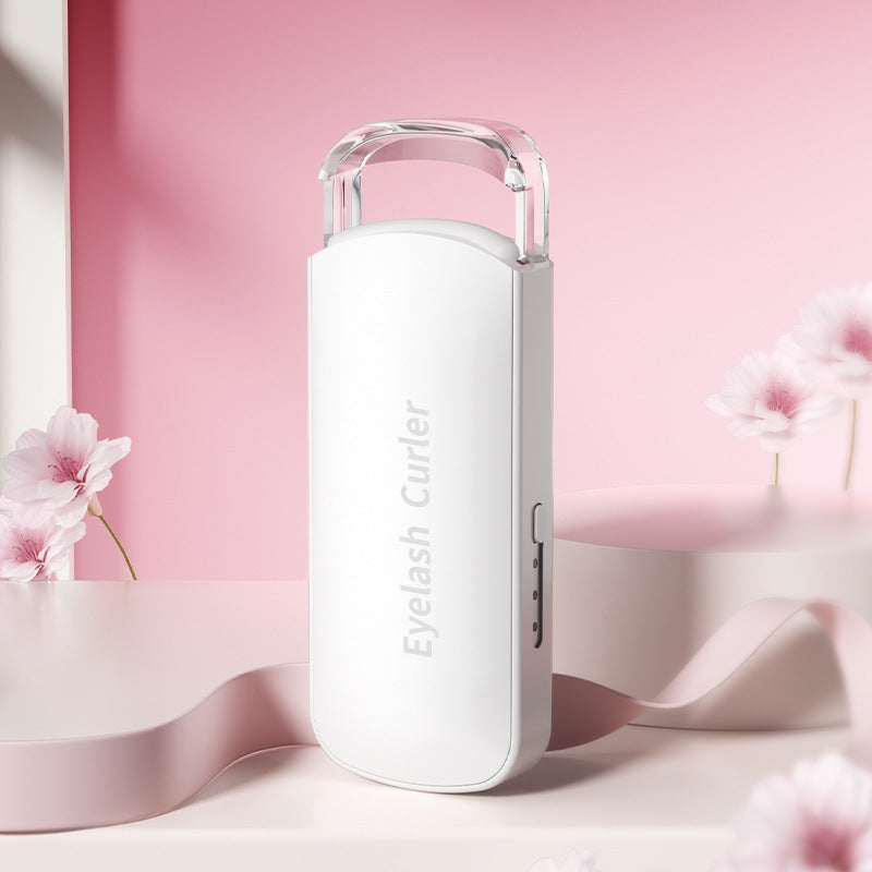 Heated Eyelash Curler with Heat-Sensitive Silicone Pad – USB-C Rechargeable, Fast Gentle Lift & Long-Lasting Curl