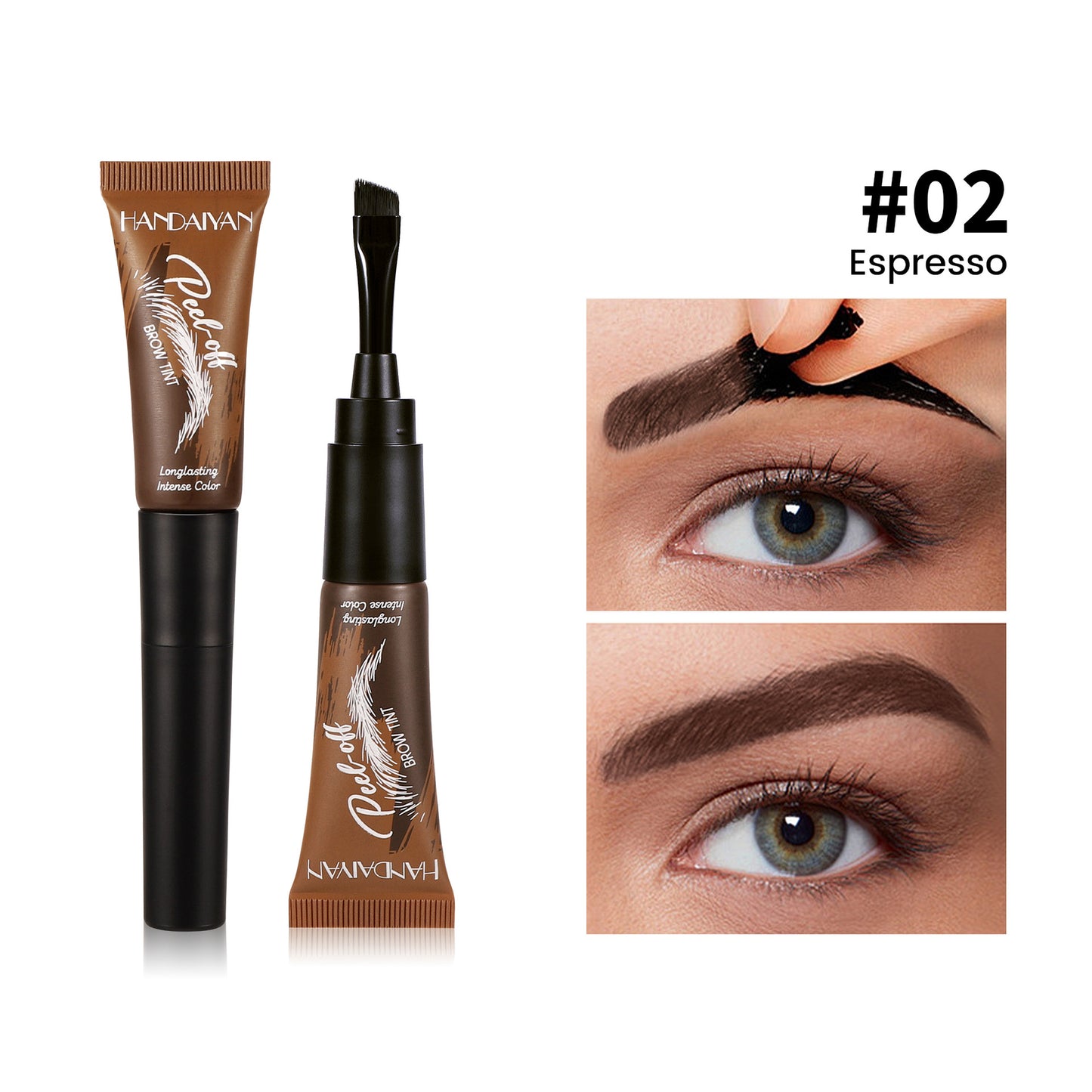 Shade Peel-Off Brow Tint – Waterproof, Smudge-Resistant & Long-Lasting