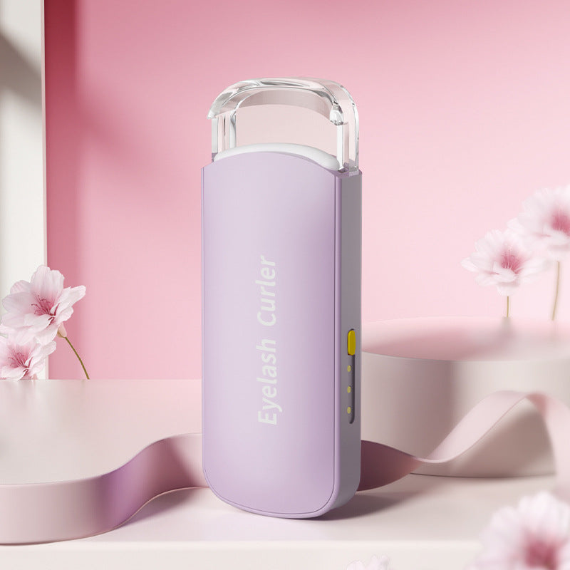 Heated Eyelash Curler with Heat-Sensitive Silicone Pad – USB-C Rechargeable, Fast Gentle Lift & Long-Lasting Curl