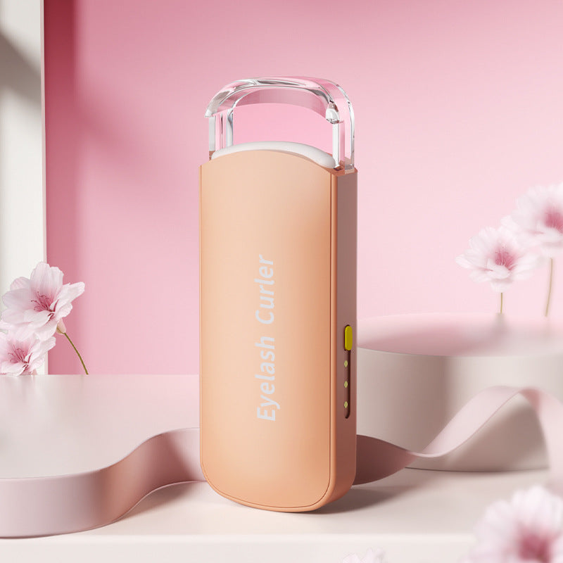 Heated Eyelash Curler with Heat-Sensitive Silicone Pad – USB-C Rechargeable, Fast Gentle Lift & Long-Lasting Curl