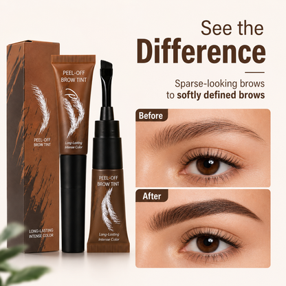 Shade Peel-Off Brow Tint – Waterproof, Smudge-Resistant & Long-Lasting