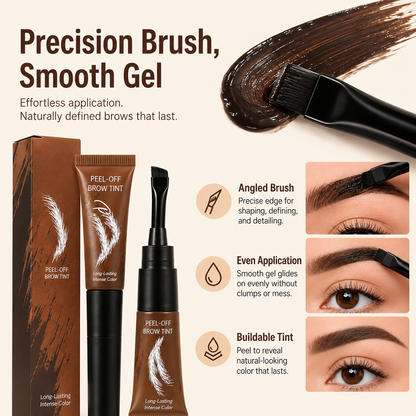 Shade Peel-Off Brow Tint – Waterproof, Smudge-Resistant & Long-Lasting