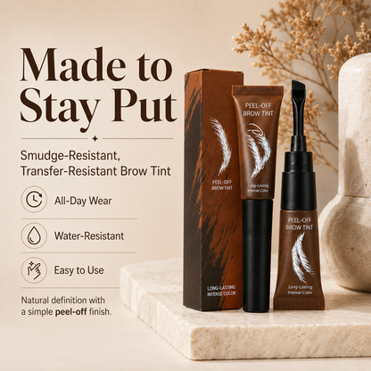 Shade Peel-Off Brow Tint – Waterproof, Smudge-Resistant & Long-Lasting