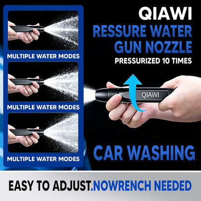💧QIAWI Upgrade Car Washing Water Sprayer More Power. Less Effort. Better Everyday Cleaning.