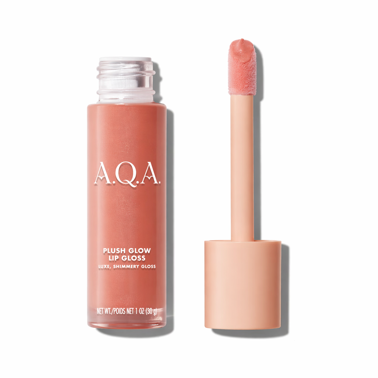 A.Q.A Plush Glow Lip Gloss - Luxe Hydrating Gloss for Fuller-Looking Lips