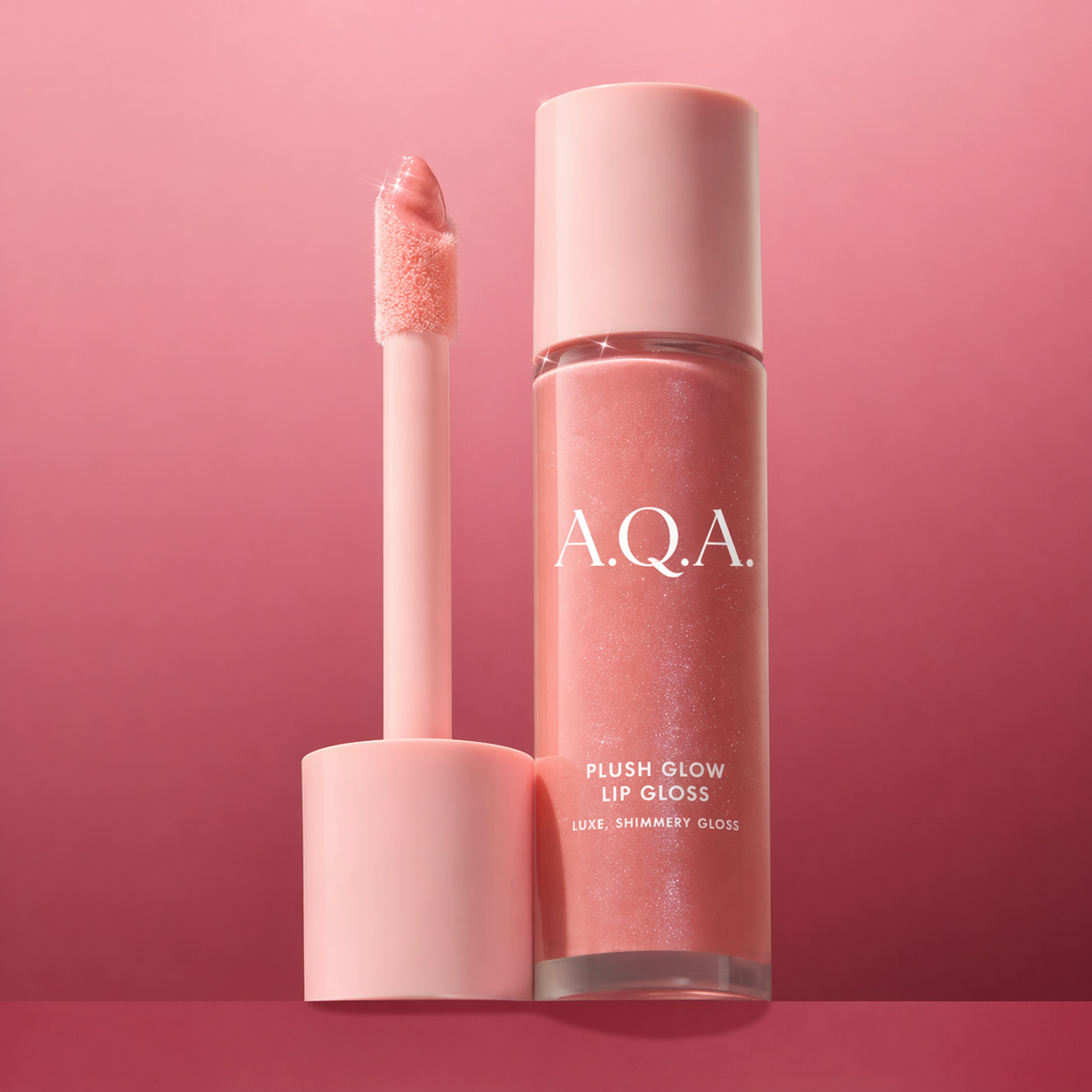 A.Q.A Plush Glow Lip Gloss - Luxe Hydrating Gloss for Fuller-Looking Lips