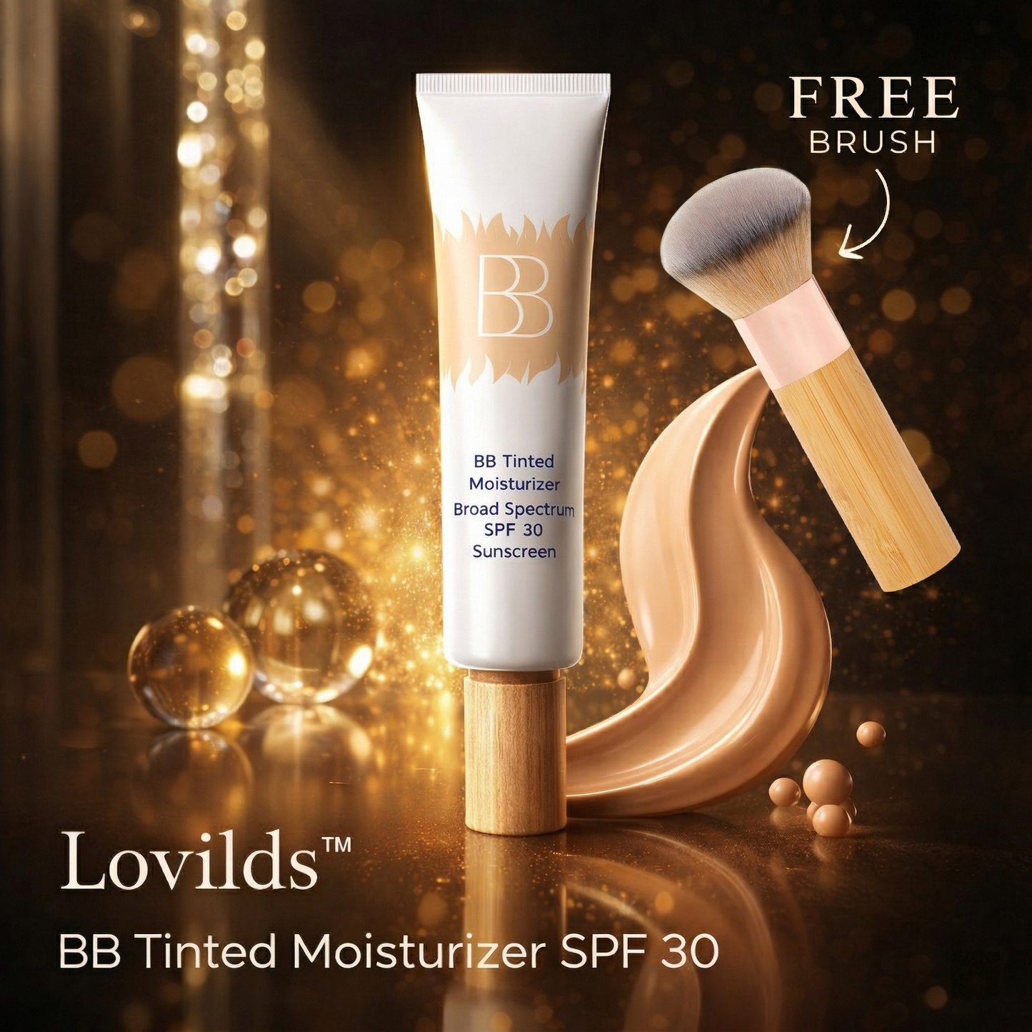 Lovilds™ BB Tinted Moisturizer SPF 30- Your Everyday Glow Cream – Hydrate, Smooth, Radiate