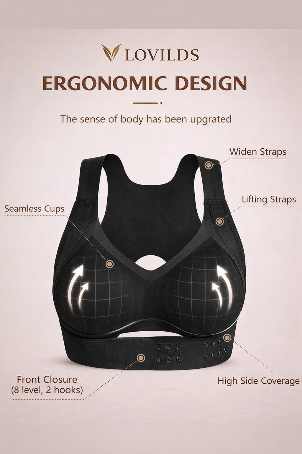 LOVILDS™ Wire-Free Sculpting Bra-Natural lift. Gentle support. All-day comfort