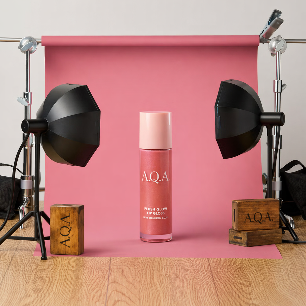A.Q.A Plush Glow Lip Gloss - Luxe Hydrating Gloss for Fuller-Looking Lips