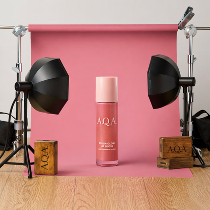 A.Q.A Plush Glow Lip Gloss - Luxe Hydrating Gloss for Fuller-Looking Lips