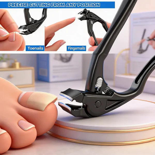 🥳2026 HOT SALE💅Stainless Steel Nail Clipper with Curved Precision Blades – Effortless for Thick Nails & Seniors! ✂️